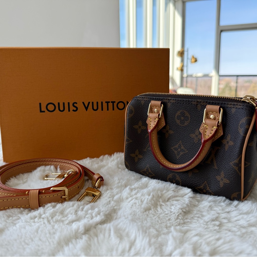 Louis Vuitton Brown Monogram Speedy Nano